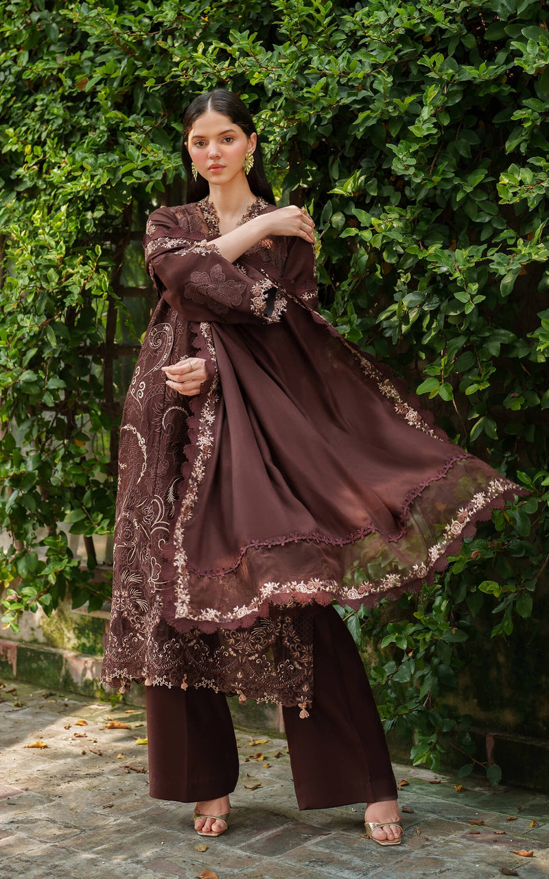 Aima-10 - Pashmina Luxe Unstitched - Asifa & Nabeel