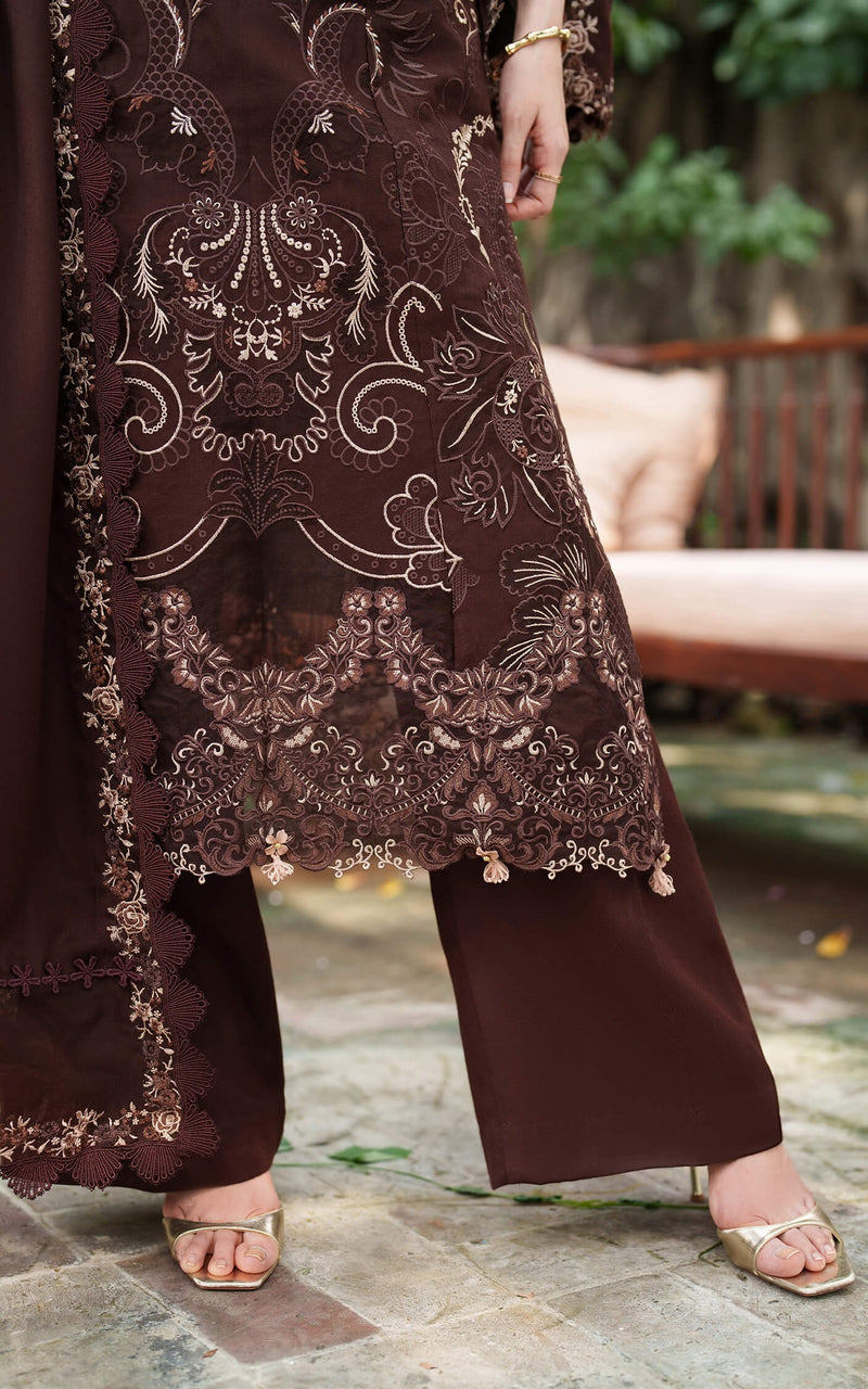 Aima-10 - Pashmina Luxe Unstitched - Asifa & Nabeel