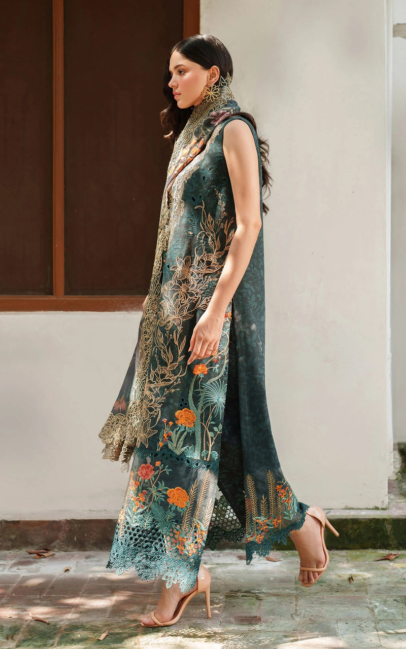 Nora-01 - Pashmina Luxe Unstitched - Asifa & Nabeel