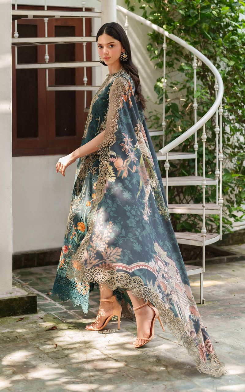 Nora-01 - Pashmina Luxe Unstitched - Asifa & Nabeel