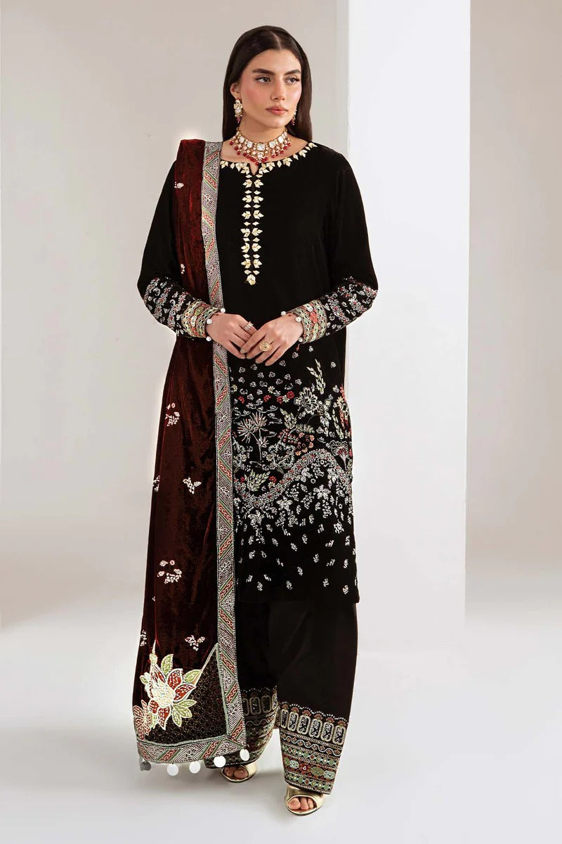 NW 113 - Maya Velvet Unstitched - Nureh