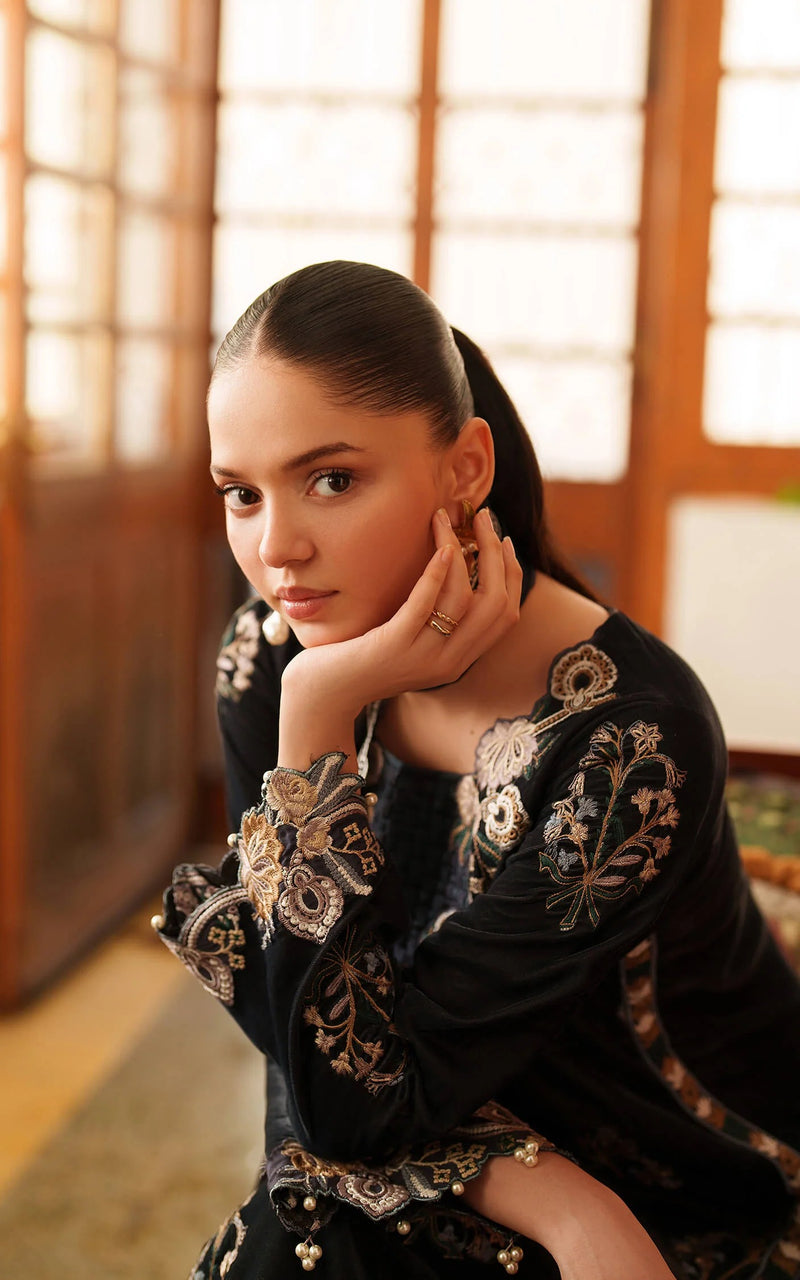 Opal-07 - Pashmina Luxe Unstitched - Asifa & Nabeel