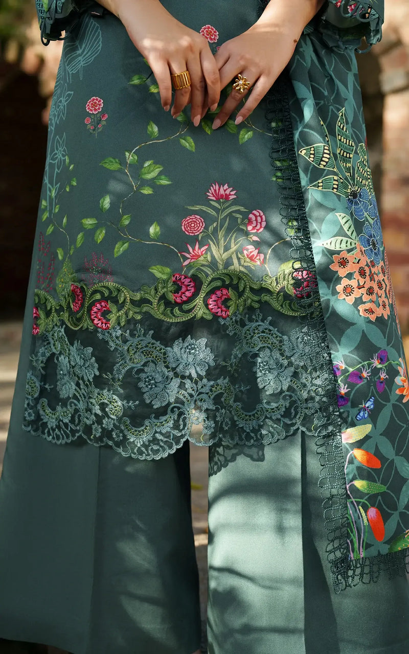 Frosted Petals - Meraki Winter Unstitched - Asifa & Nabeel