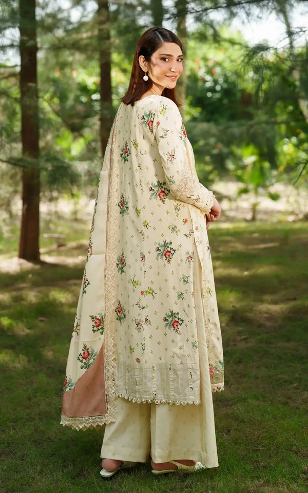 Misty Meadows - Meraki Winter Unstitched - Asifa & Nabeel