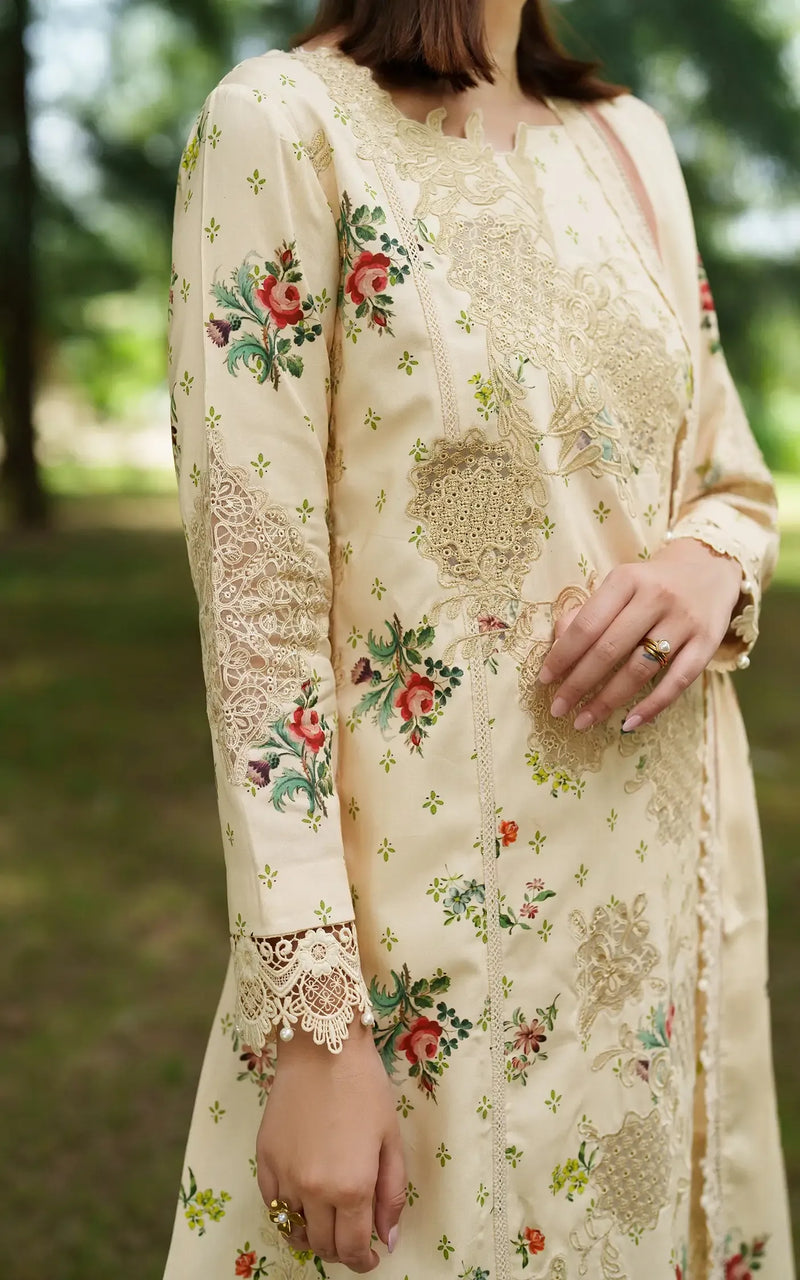 Misty Meadows - Meraki Winter Unstitched - Asifa & Nabeel
