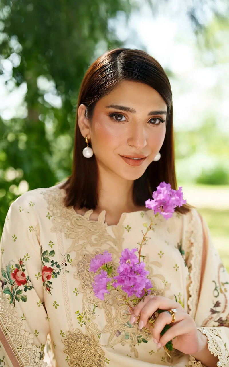 Misty Meadows - Meraki Winter Unstitched - Asifa & Nabeel