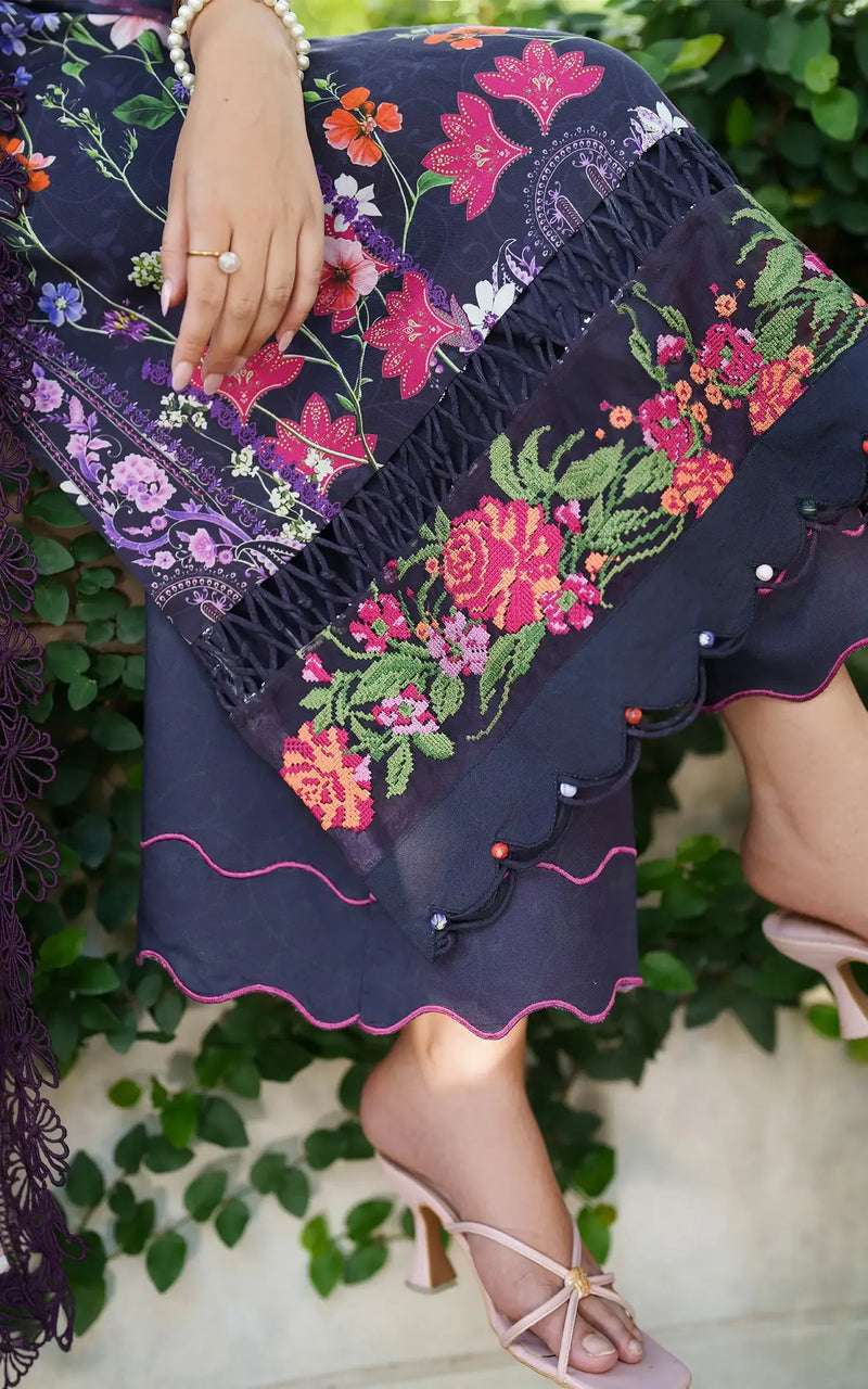 Winter Rose - Meraki Winter Unstitched - Asifa & Nabeel