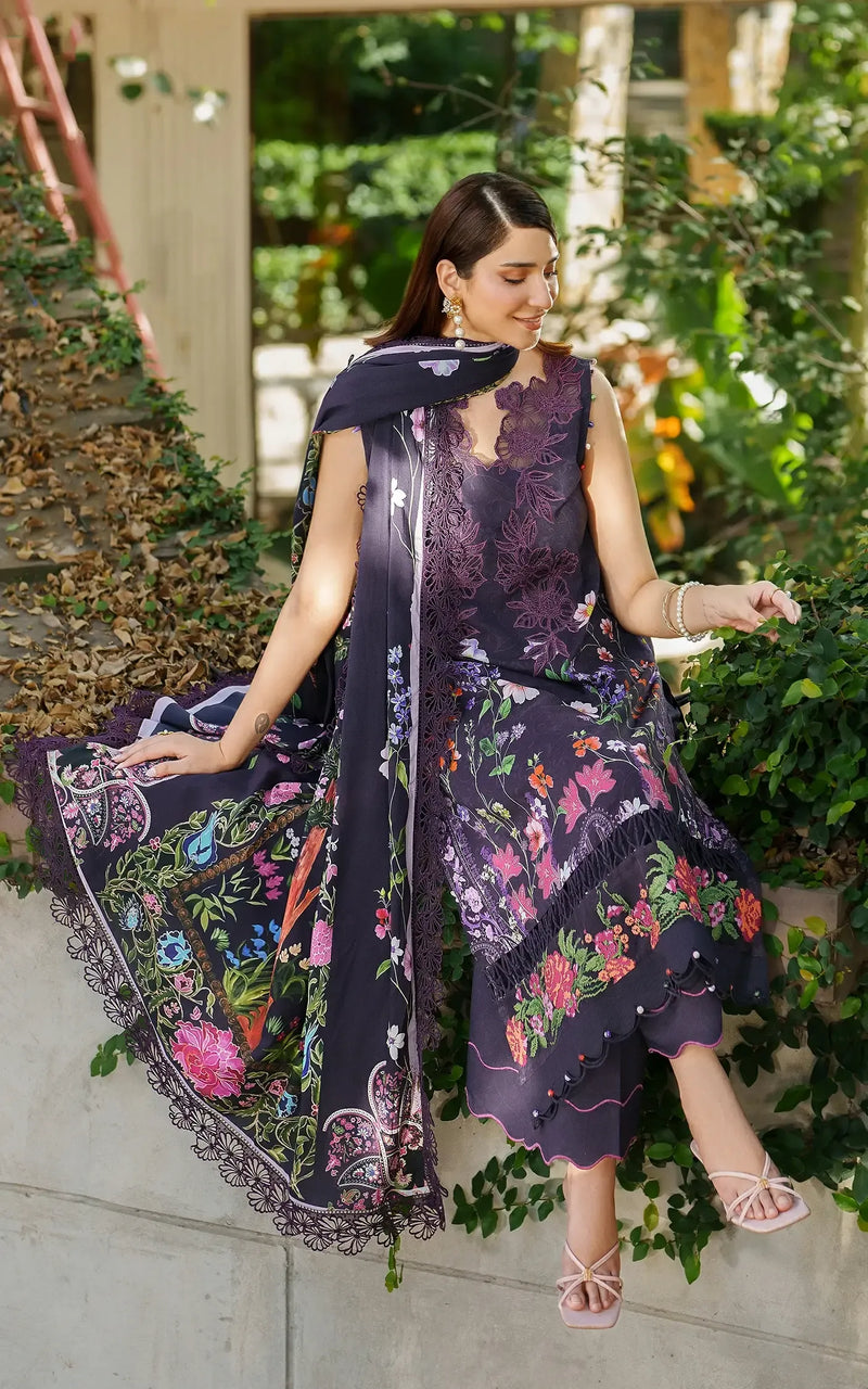 Winter Rose - Meraki Winter Unstitched - Asifa & Nabeel