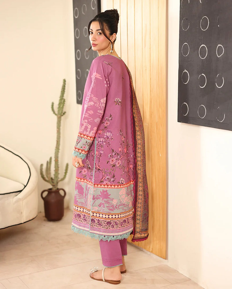 RNZ01B Nabeeha - Pareesa Printed Cambric - Roheenaz