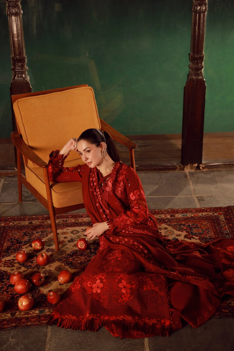 Riya - Winter Shawl Unstitched - Maryam Hussain