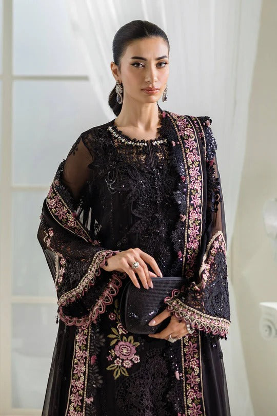 D04- Embroidered Chiffon Unstitched - Maria.B