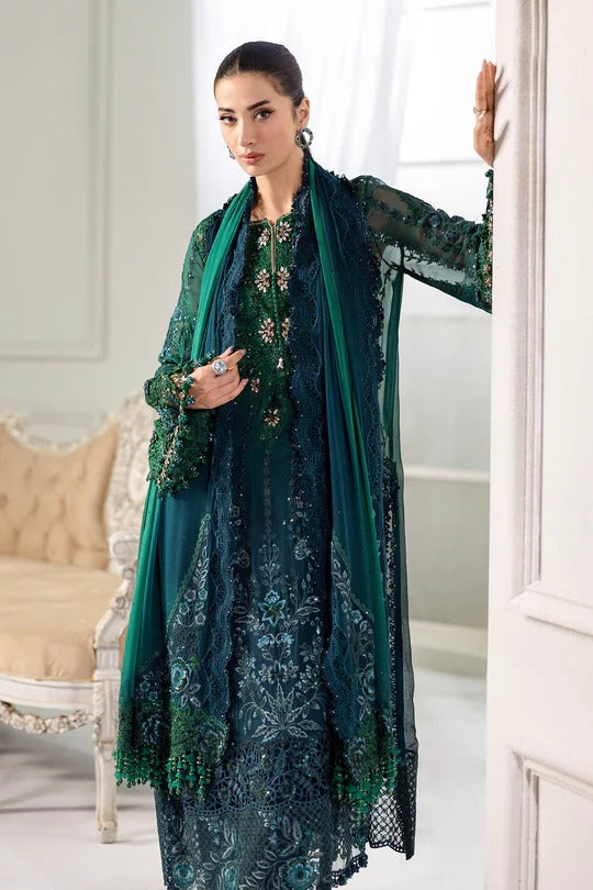 D06- Embroidered Chiffon Unstitched - Maria.B
