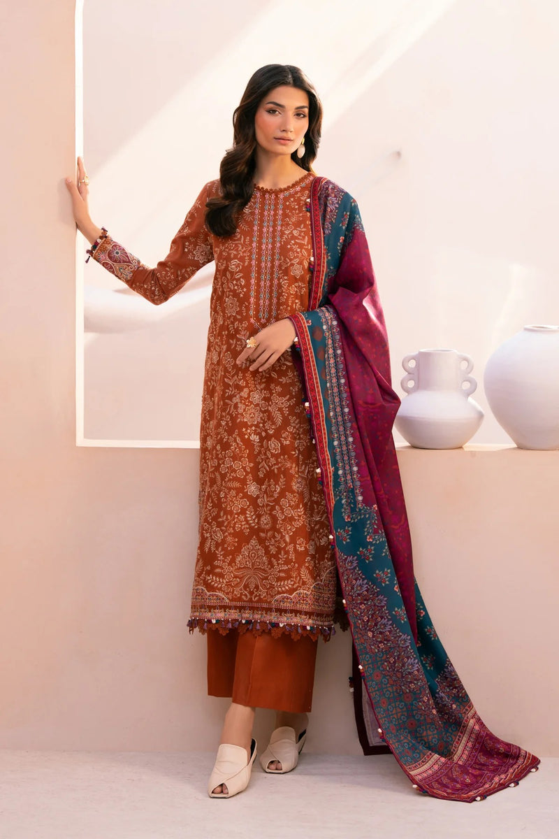 Saliah - Rang-e- Khizaan Winter Slub - Xenia