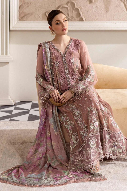 D05- Embroidered Chiffon Unstitched - Maria.B