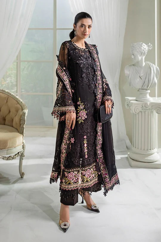 D04- Embroidered Chiffon Unstitched - Maria.B