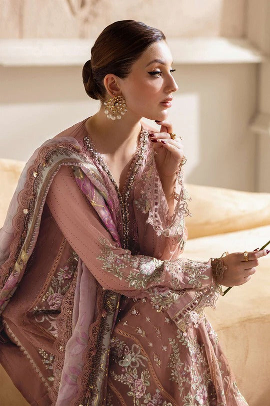 D05- Embroidered Chiffon Unstitched - Maria.B