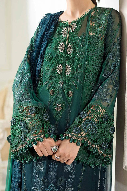 D06- Embroidered Chiffon Unstitched - Maria.B