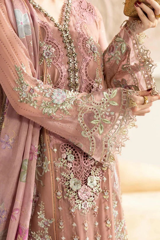 D05- Embroidered Chiffon Unstitched - Maria.B