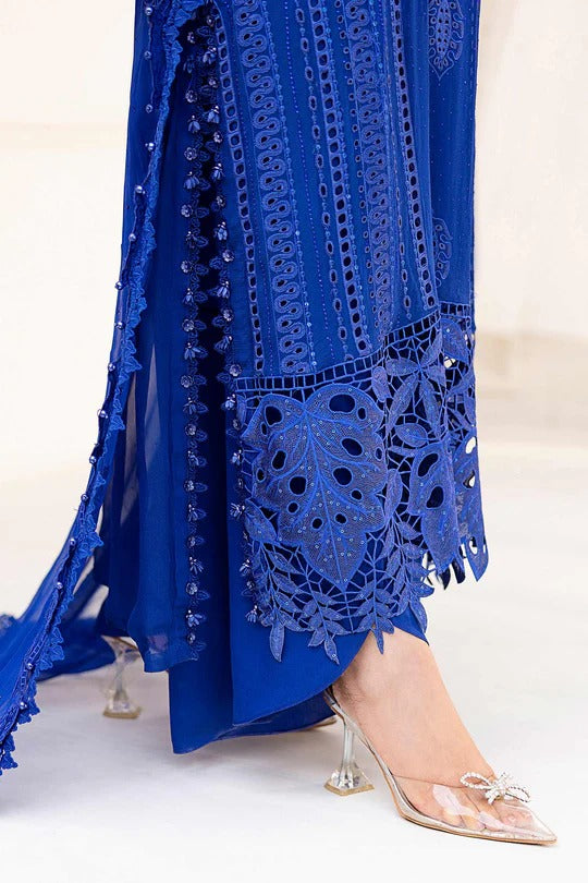 D03- Embroidered Chiffon Unstitched - Maria.B