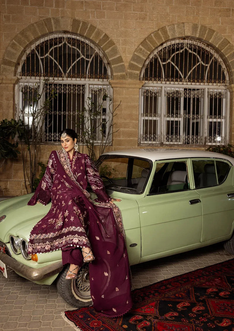 6A - Umbalite - Karandi With Embroidered Chiffon - Kahf