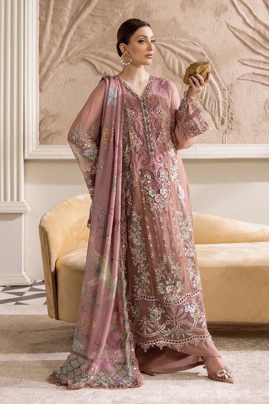D05- Embroidered Chiffon Unstitched - Maria.B