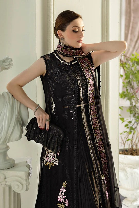 D04- Embroidered Chiffon Unstitched - Maria.B