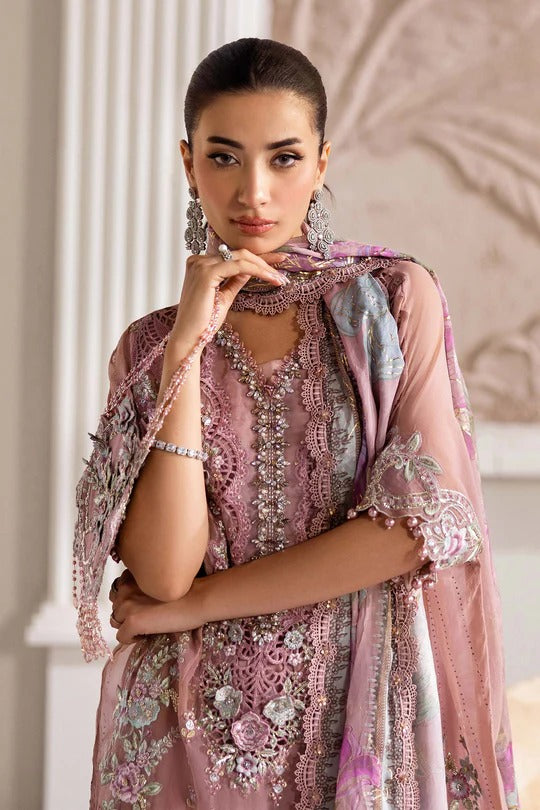 D05- Embroidered Chiffon Unstitched - Maria.B