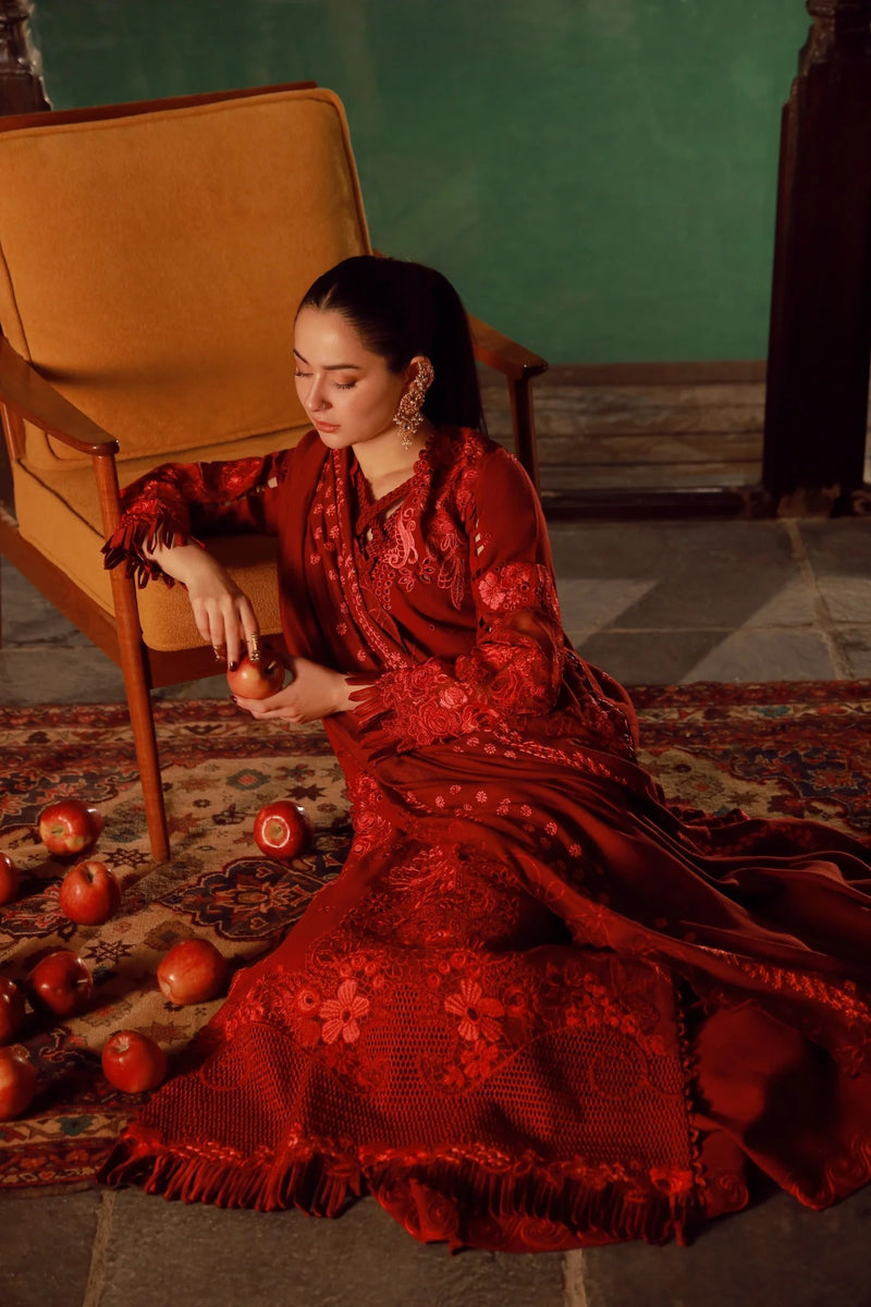 Riya - Winter Shawl Unstitched - Maryam Hussain