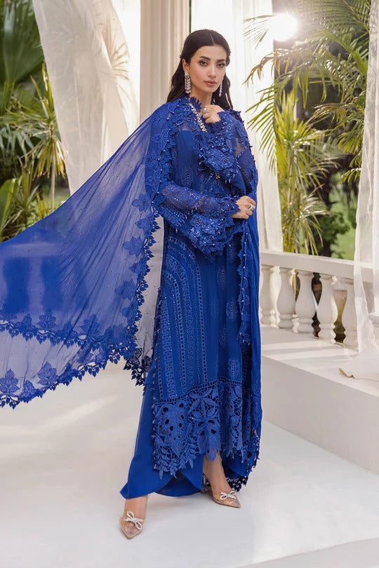 D03- Embroidered Chiffon Unstitched - Maria.B