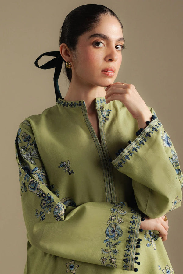 10B-Snow Drop - Coco Winter Unstitched - Zara Shahjahan