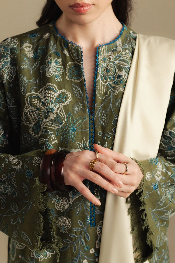 2A-Mist - Coco Winter Unstitched - Zara Shahjahan