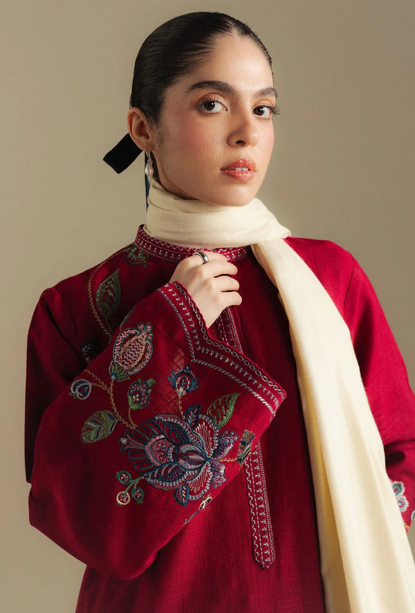 3B-Berry - Coco Winter Unstitched - Zara Shahjahan