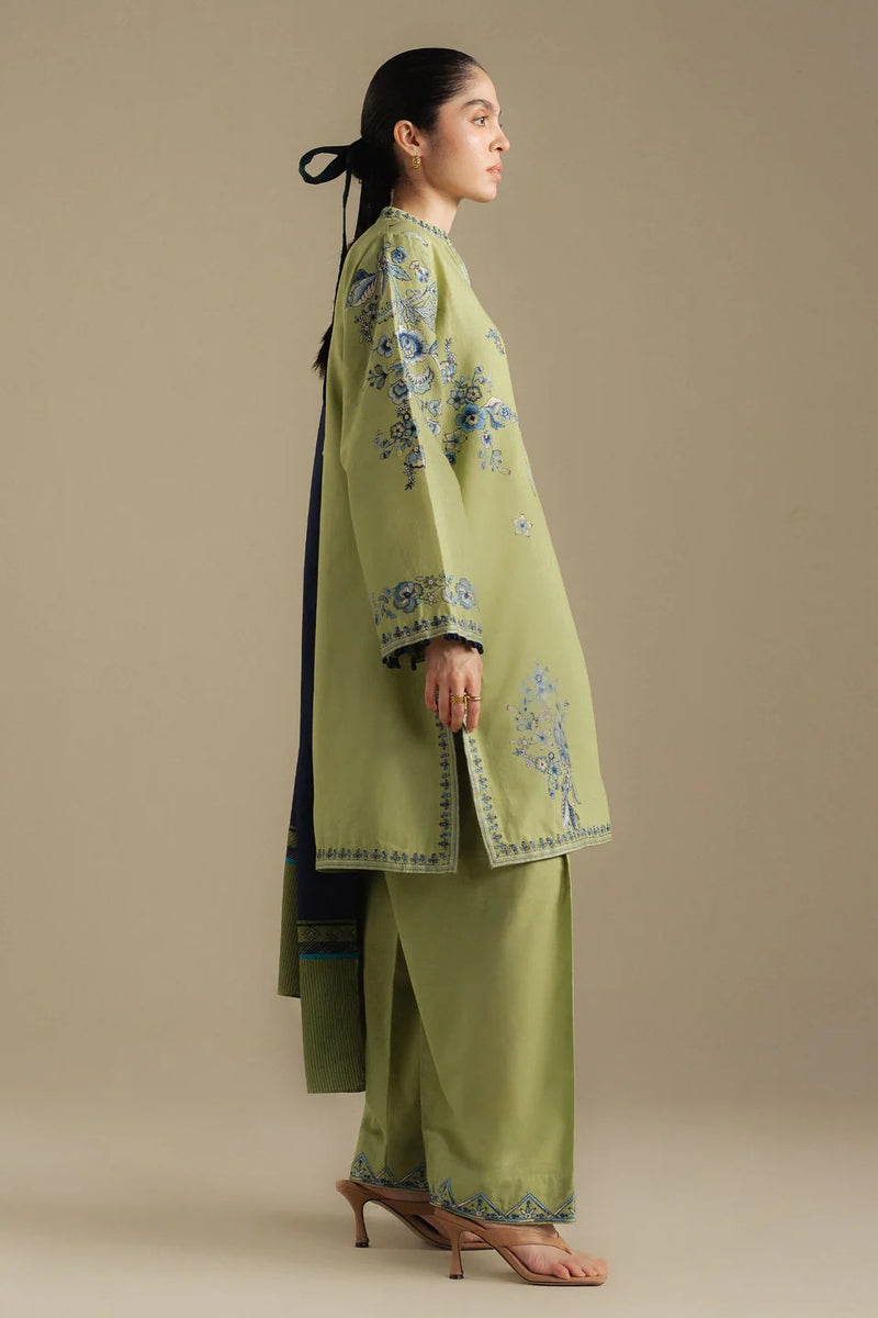 10B-Snow Drop - Coco Winter Unstitched - Zara Shahjahan