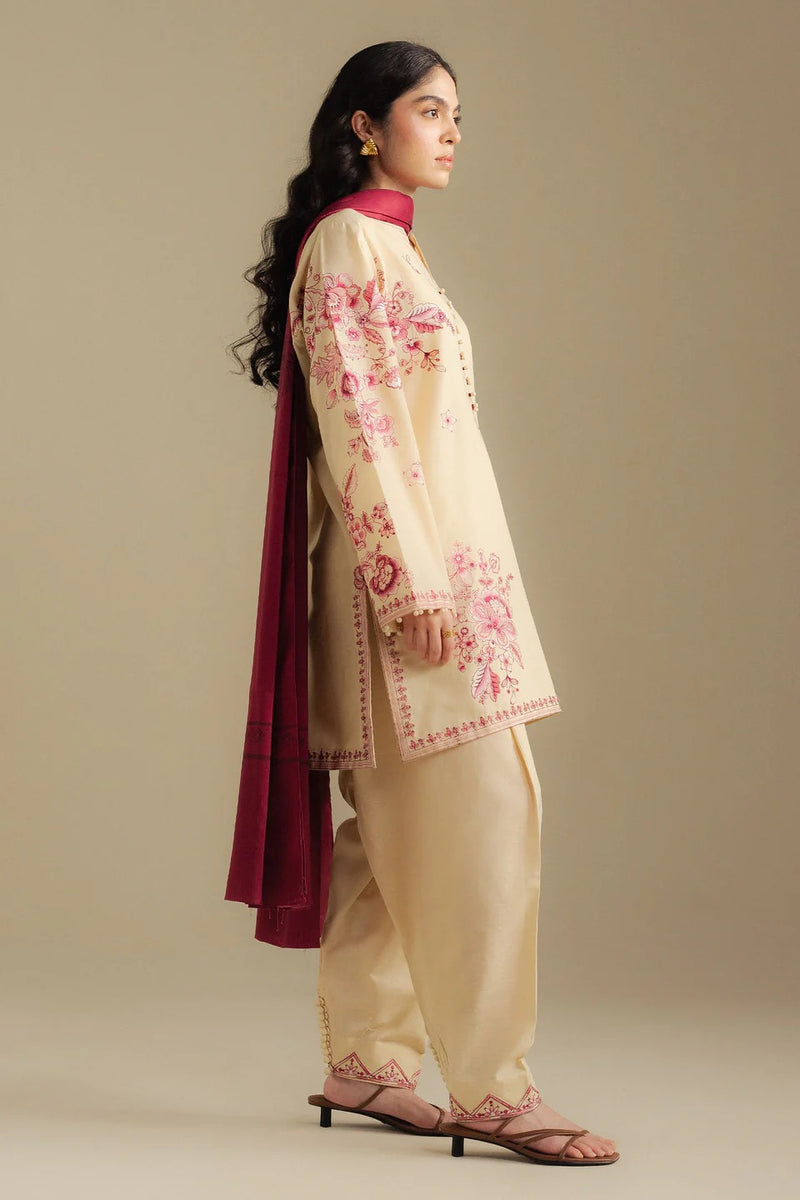 10A-Snow Drop - Coco Winter Unstitched - Zara Shahjahan