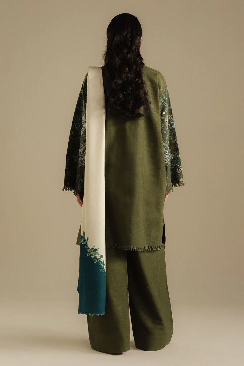 2A-Mist - Coco Winter Unstitched - Zara Shahjahan