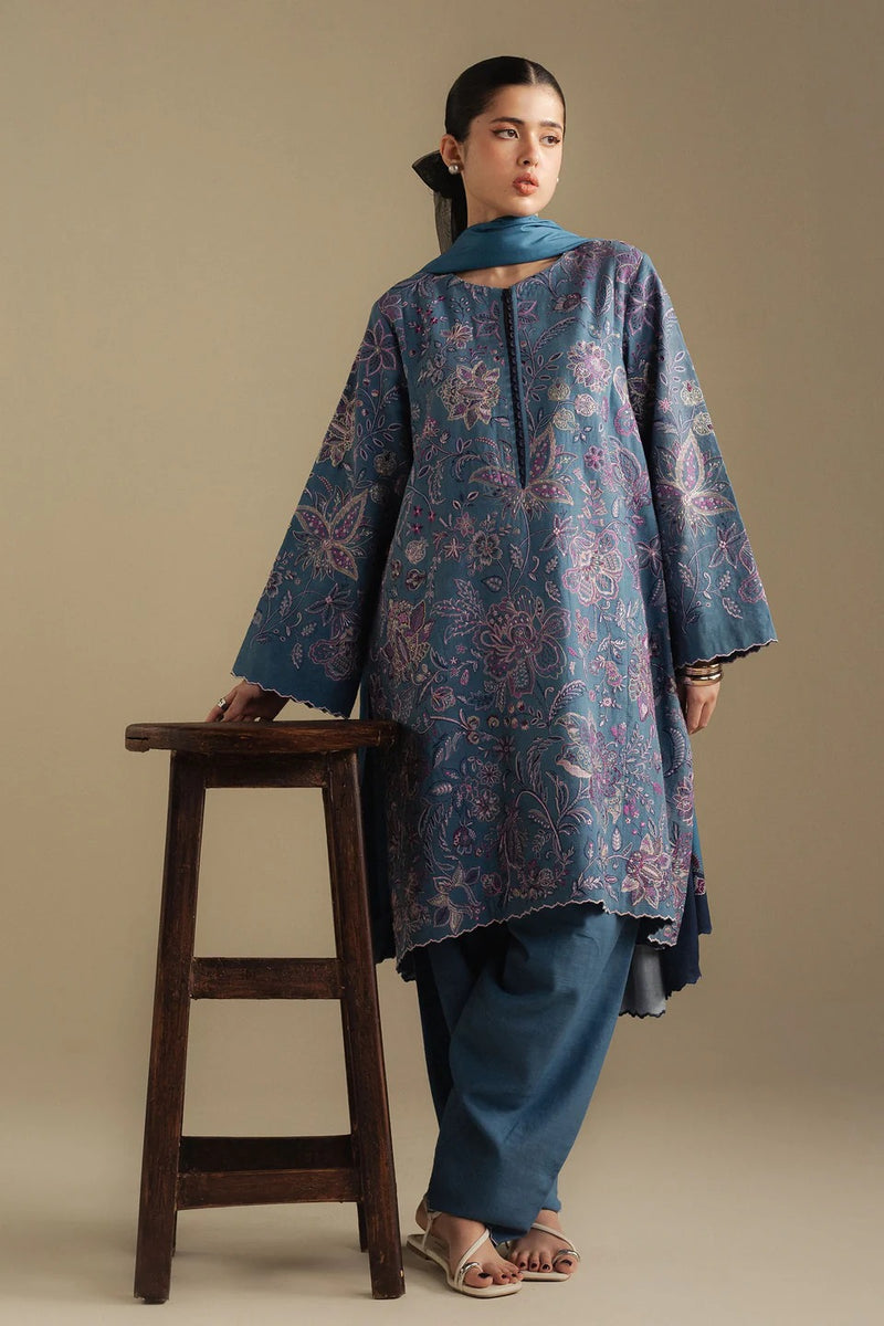 2B-Mist - Coco Winter Unstitched - Zara Shahjahan