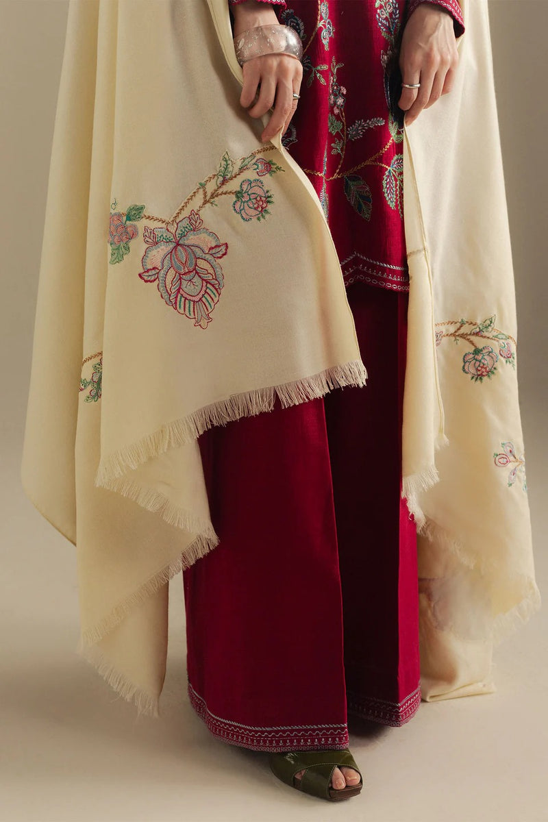 3B-Berry - Coco Winter Unstitched - Zara Shahjahan