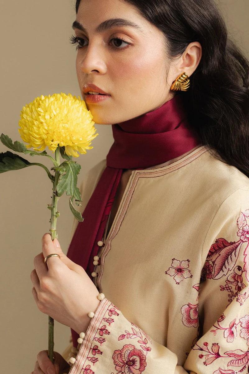 10A-Snow Drop - Coco Winter Unstitched - Zara Shahjahan