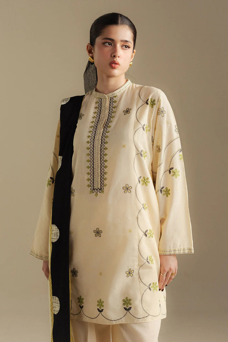 8B-Fawn - Coco Winter Unstitched - Zara Shahjahan
