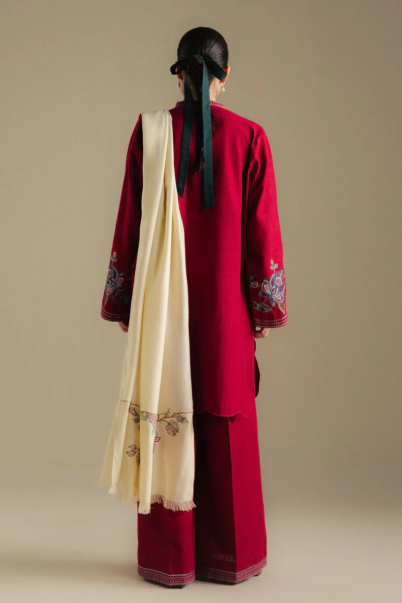 3B-Berry - Coco Winter Unstitched - Zara Shahjahan