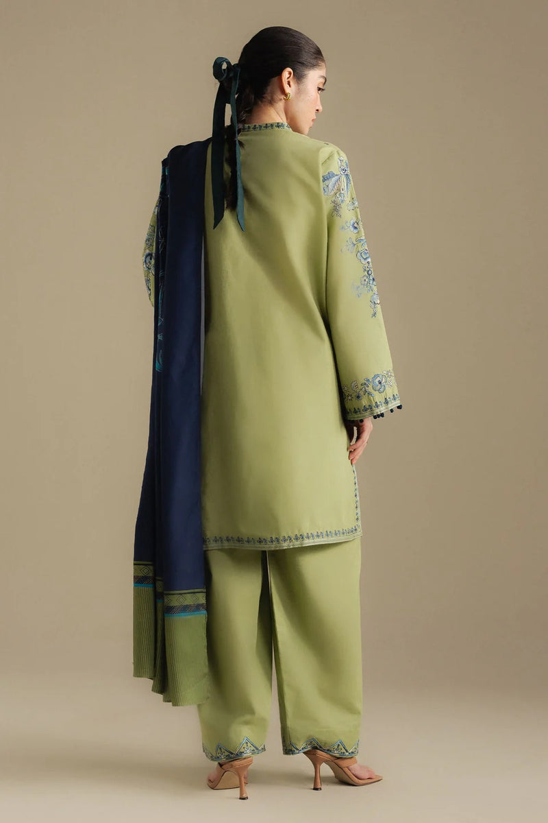 10B-Snow Drop - Coco Winter Unstitched - Zara Shahjahan