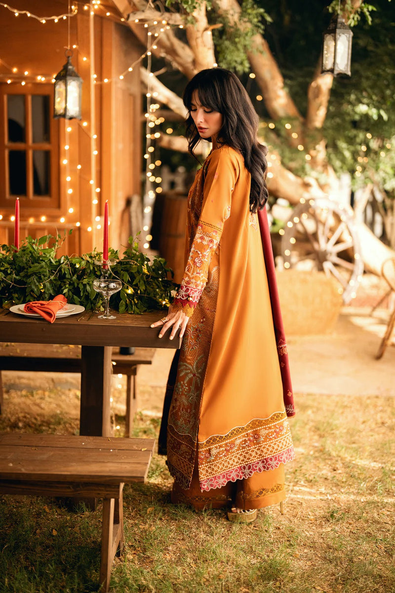 FNS - 1B - Serenity Embroidered & Pure Woolen Shawl - Florent