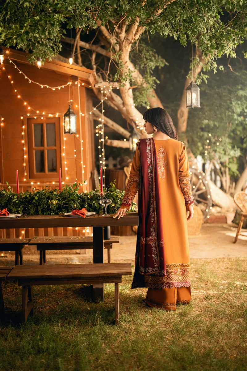 FNS - 1B - Serenity Embroidered & Pure Woolen Shawl - Florent