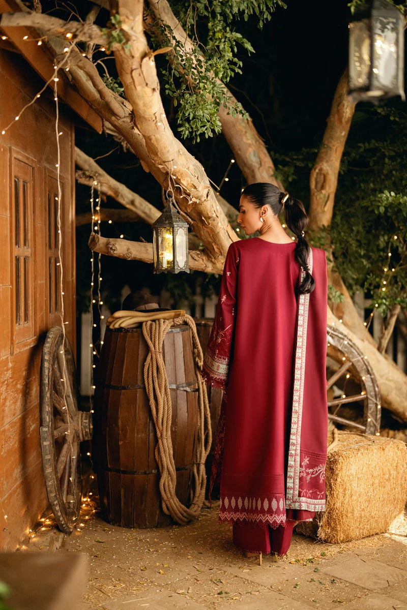 FNS - 5B - Serenity Embroidered & Pure Woolen Shawl - Florent