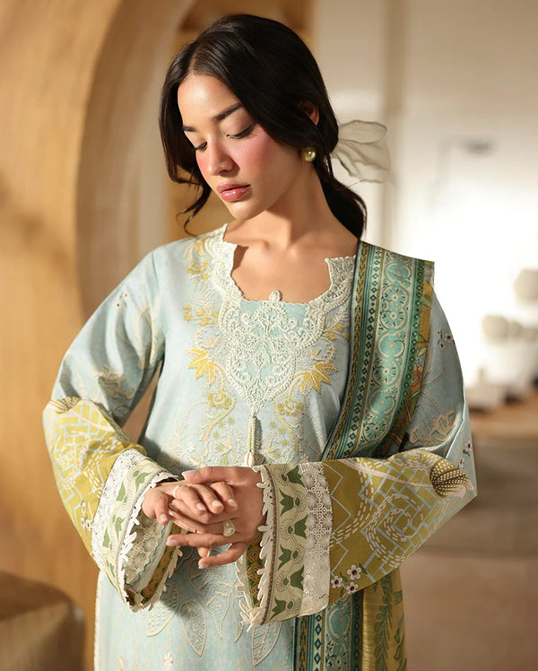 RNZ07A Zirwa - Pareesa Printed Cambric - Roheenaz