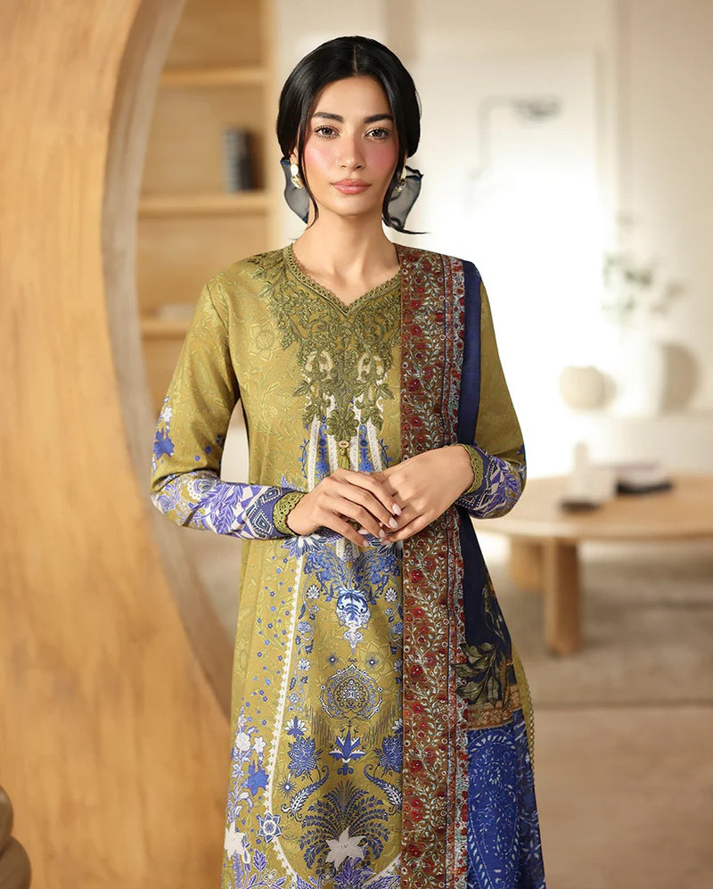 RNZ06B Mirha - Pareesa Printed Cambric - Roheenaz