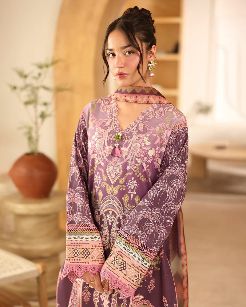 RNZ04B Mahveena - Pareesa Printed Cambric - Roheenaz