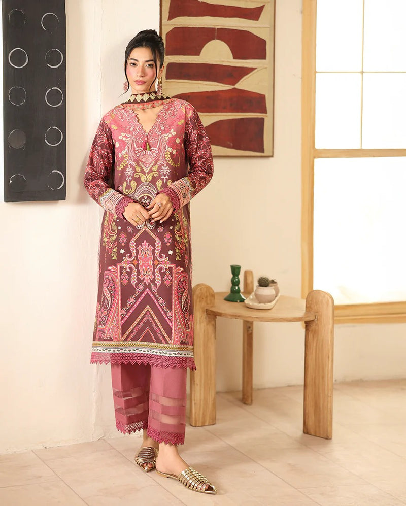 RNZ04A Humaina - Pareesa Printed Cambric - Roheenaz
