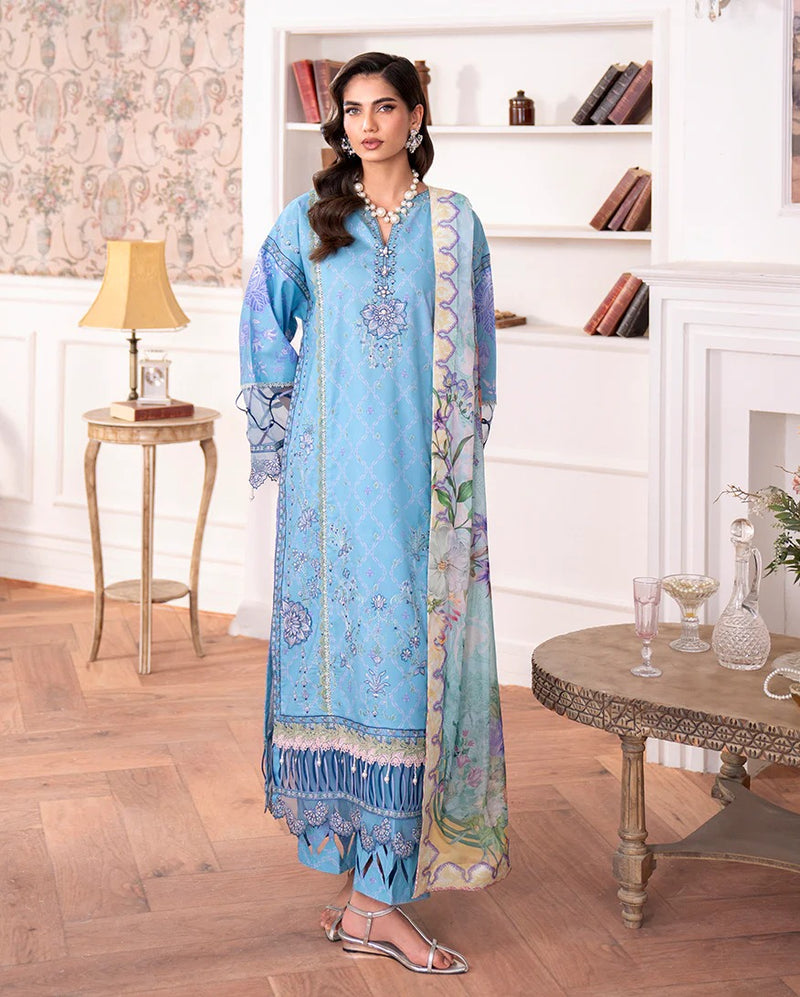 Miren 6B - Aezel Embroidered Cambric - Roheenaz