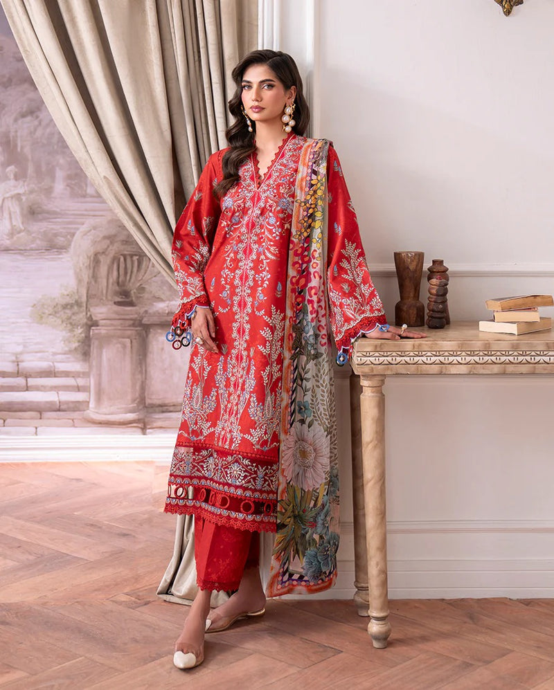 Lyrah 7B - Aezel Embroidered Cambric - Roheenaz